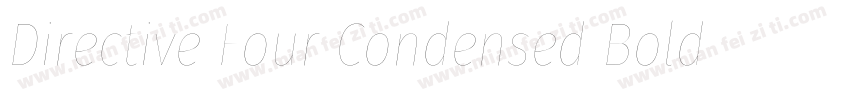 Directive Four Condensed Bold字体转换